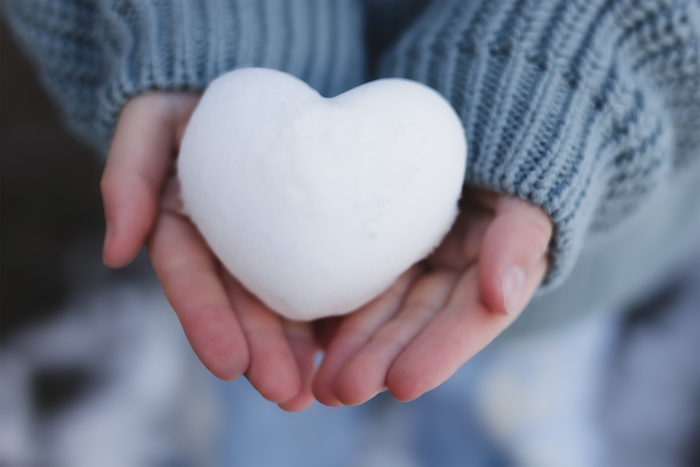 Fotografin Corinna Lemke Herz aus Schnee nahe Crailsheim